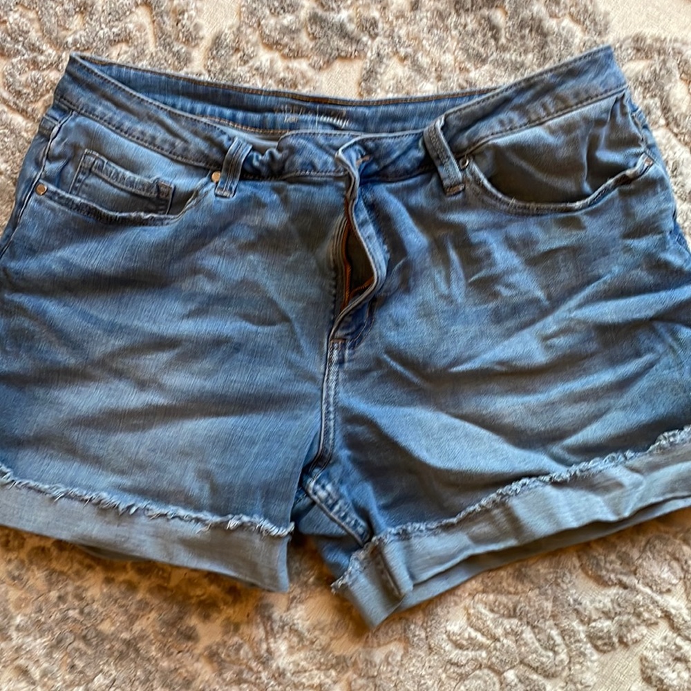 Denim shorts